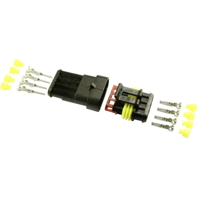 Afbeelding van BAAS ES14 Superseal set AMP 1.5mm Series Totaal aantal polen: 4 Rastermaat: 6 mm Inhoud: 1 stuk(s)