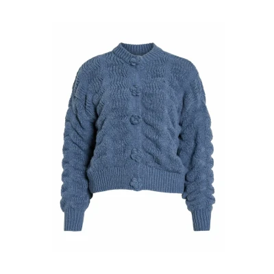 Afbeelding van VILA Vichana Vest, Dames, Maat: Small, Bijou blue