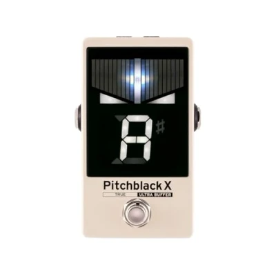Afbeelding van Korg Pitchblack X Series PB chromatische pedaalstemapparaat crème