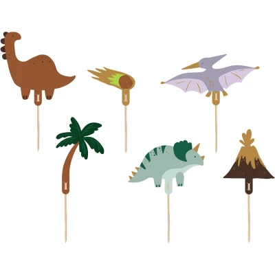 Afbeelding van Dino Multicolor 6 stuks
