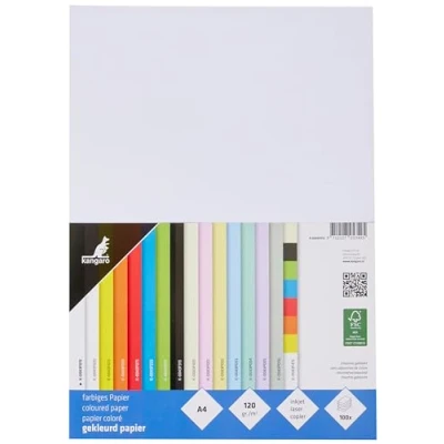 Afbeelding van Papier Kangaro, Wit