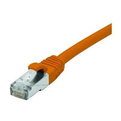 Afbeelding van Exertis Connect patchkabel CAT. 6, F/UTP, PoE, halogeenvrij, oranje, 0,5 m Afgeschermde met snap in (F/UTP, CAT6, 0.50 m), Netwerkkabel