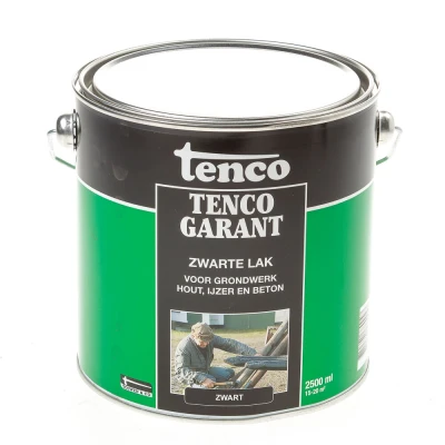 Afbeelding van Tenco Tencogarant Zwarte Lak Voor grondwerk 2,5 Liter