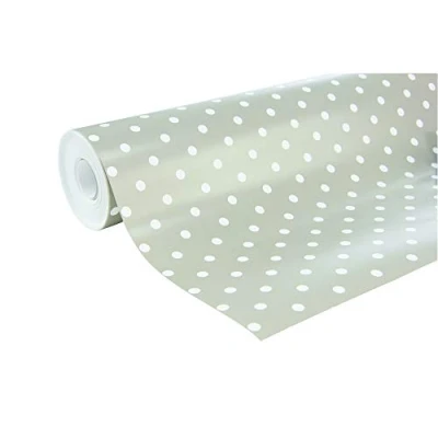 Image de Clairefontaine Papier cadeau &#039;Points sur taupe&#039;, rouleau