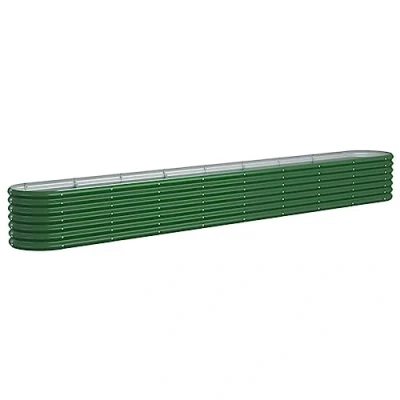 Afbeelding van vidaXL Tuinplantenbak Groen 332 x 40 36 cm