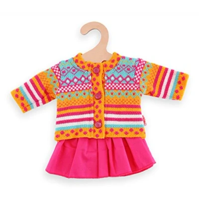 Afbeelding van Heless Cardigan AND Skirt &#039;JOLLY&#039; Poppenaccessoires voor kinderen, Maat: One Size, Multi coloured