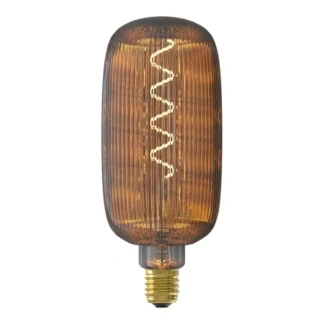 Afbeelding van Calex Pulse Lyon LED Lamp E27 Filament Lichtbron Warm Wit Licht Rookglas