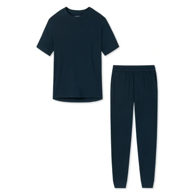 Afbeelding van Schiesser SET Pyjama, Dames, Maat: 46, Dunkelblau