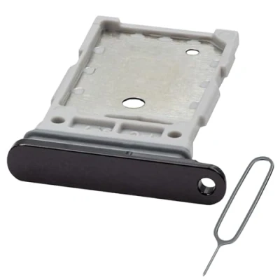 Afbeelding van MMOBIEL Dual Simkaart Houder Geschikt voor Samsung Galaxy S23 Ultra Sim Tray Dubbele Simkaarthouder Vervanging Card Incl. Pin en Waterdichte Rubberen Ring Zwart