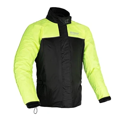 Afbeelding van Oxford Products Rainseal motorjas voor nat weer, zwart/neon, XL, zwart/neon