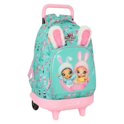 Afbeelding van Schoolrugzak Na!Na!Na! Surprise Bunny Roze Turkoois 33 x 45 22 cm
