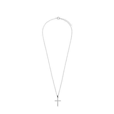 Afbeelding van Lucardi Basic Ketting, Dames, Maat: 45, Silver