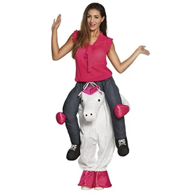 Afbeelding van Boland Kostuum Funny Unicorn (one size) Volwassenen Eenhoorn Fantasy