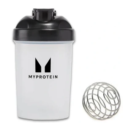 Afbeelding van Myprotein Uniseks mini shaker voor volwassenen, zwart, 400 ml (1 stuk)