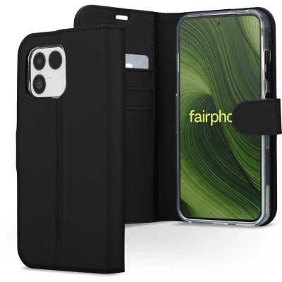 Afbeelding van Accezz Wallet Softcase Bookcase voor de Fairphone 6 Zwart