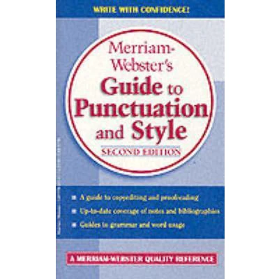 Afbeelding van Guide to Punctuation and Style