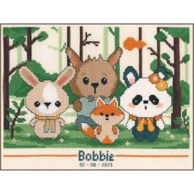 Afbeelding van Vervaco Telpakket kit Panda and friends PN 0213996