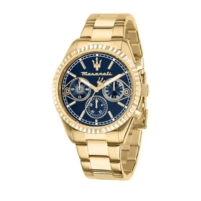 Afbeelding van Maserati Quarz Competizione Horloge goldcoloured, Heren, Maat: One Size, Gold coloured