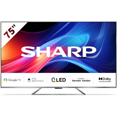 Afbeelding van Sharp Aquos 75GP7265 75inch 4K UHD QLED TV met Google 2024