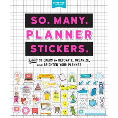 Afbeelding van So Many Planner Stickers 2,600 to Decorate, Organize, and Brighten Your Pipsticksworkman