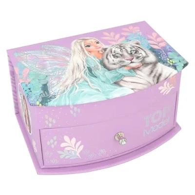Afbeelding van Depesche TOPModel sieradendoos klein FANTASY TIGER
