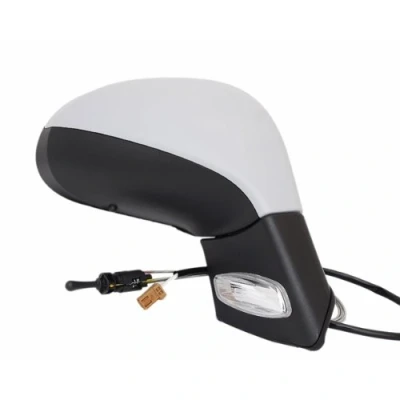 Afbeelding van Buitenspiegel Tyc 326 0085 rechts Met grondlaag Instellen: kabel, Bol vormig, temperatuursensor PEUGEOT: 207 Hatchback, CC, SW
