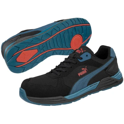 Afbeelding van Puma Frontside Zwart/Blue Laag S1P 644660 Zwart/Blauw 45