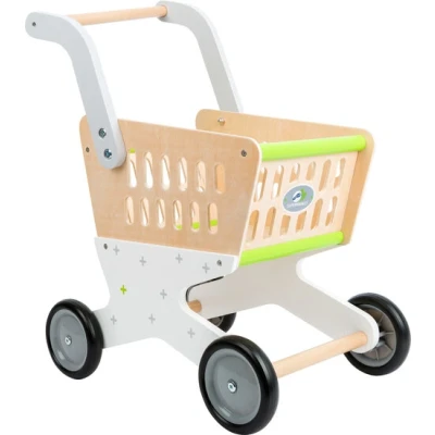 Afbeelding van Small Foot Houten Winkelwagen Supermarkt