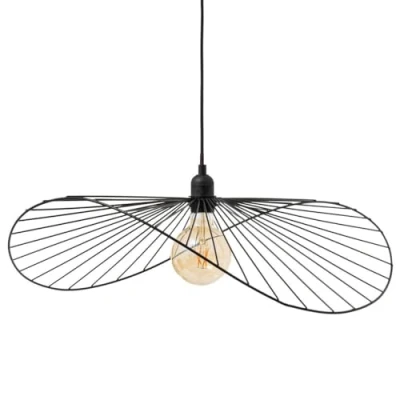 Afbeelding van Atmosphera Hanglamp Adelia, d58 cm, zwart