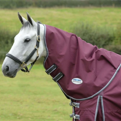 Afbeelding van Weatherbeeta Halsstuk Comfitec Plus Dynamic II Neck Rug Lite Maroon/Grijs/Wit M