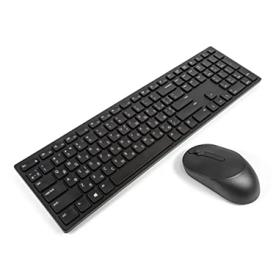 Afbeelding van DELL KM5221W UKRAINIAN Pro draadloos toetsenbord en muis set, zwart