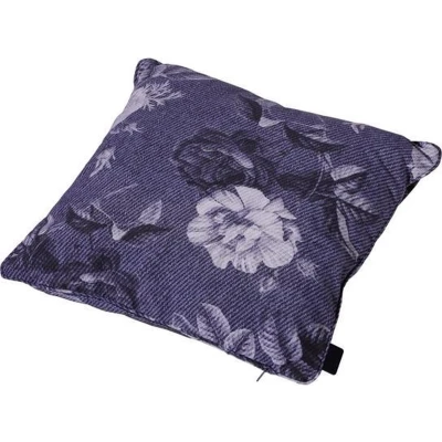 Afbeelding van Madison sierkussen 50x50 cm Denim flower blue