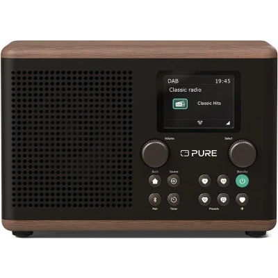 Afbeelding van Pure Classic H4 Coffee Black/Walnut EU/UK