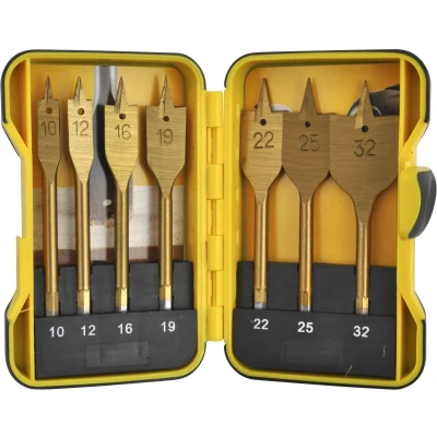 Afbeelding van Go Gadget 7 delig Boorset Speedboor cassette Houtboor Houtbewerking