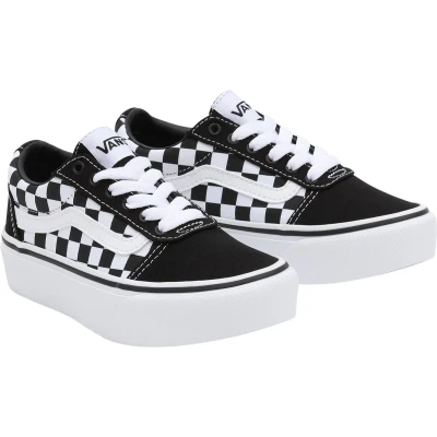 Afbeelding van VANS MY Ward Platform (Checkerboard) Black/Whte Maat 35
