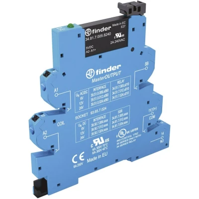 Afbeelding van Finder Halfgeleiderrelais 39.50.8.230.9024 2 A Schakelspanning (max.): 24 V/DC 1 stuk(s)