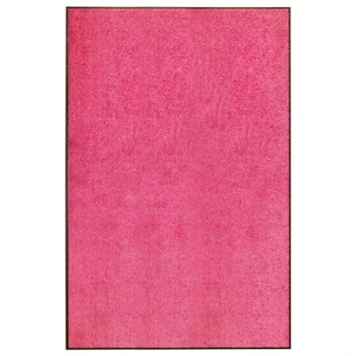 Afbeelding van vidaXL Deurmat wasbaar 120x180 cm roze