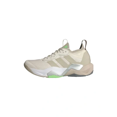 Afbeelding van adidas Rapidmove ADV 2 HIIT Chaussures d&#039;entraînement Dessus textile Blanc, Craie Blanc Beige Lime Burst, 36 EU