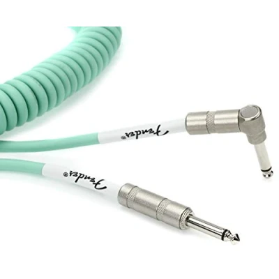 Afbeelding van Fender Original Series Coiled Cable 9m (Surf Green) Gitaarkabel