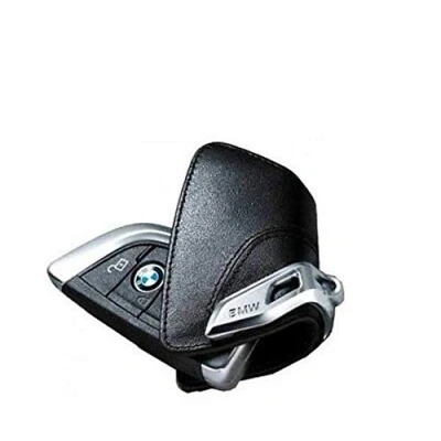 Afbeelding van BMW Originele sleutelhanger met roestvrijstalen clip zwart