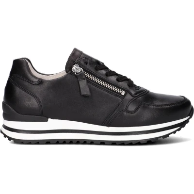 Afbeelding van Gabor Sneakers laag, Dames, Maat: 36, Schwarz Leer