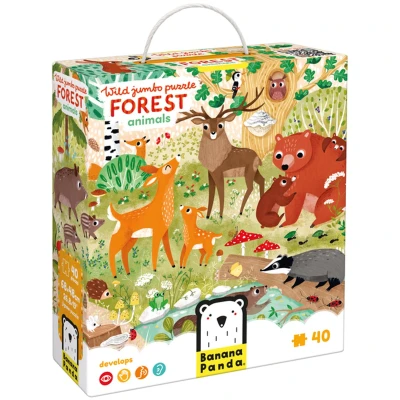 Afbeelding van Wild Jumbo Puzzle Forest Animals 3+ Floor