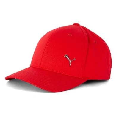 Afbeelding van PUMA Unisex Metal Cat Flexfit Baseball Cap, Rood
