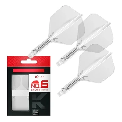 Afbeelding van Target K Flex Clear NO6 Dart Flights Short