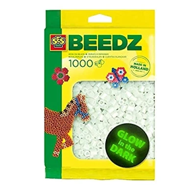 Afbeelding van Ses Creative Beedz Strijkkralen Glow In The Dark 1000 Stuks