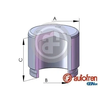 Afbeelding van AUTOFREN SEINSA D025818 Zuiger, remklauw 57 Vooras MOBIS