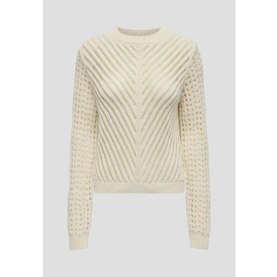 Afbeelding van JDY Beige gebreide trui
