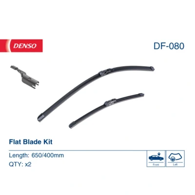 Afbeelding van Ruitenwisser Denso DF 080 Flat blade wisserblad LEXUS: NX