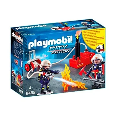 Image de Playmobil City Action 9468 Pompiers avec matériel d&#039;incendie