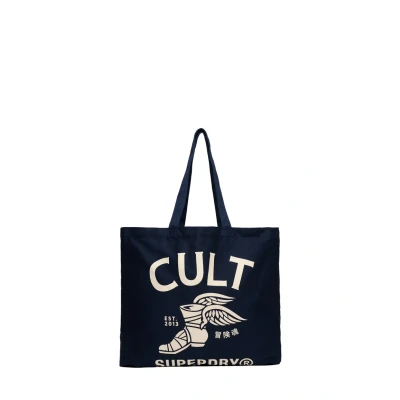 Afbeelding van Superdry CULT BY Shopper, Dames, Maat: One Size, Richest navy/off white